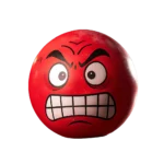 Imogie face red