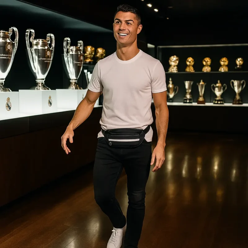 Sac Banane noir Cristiano Ronaldo
